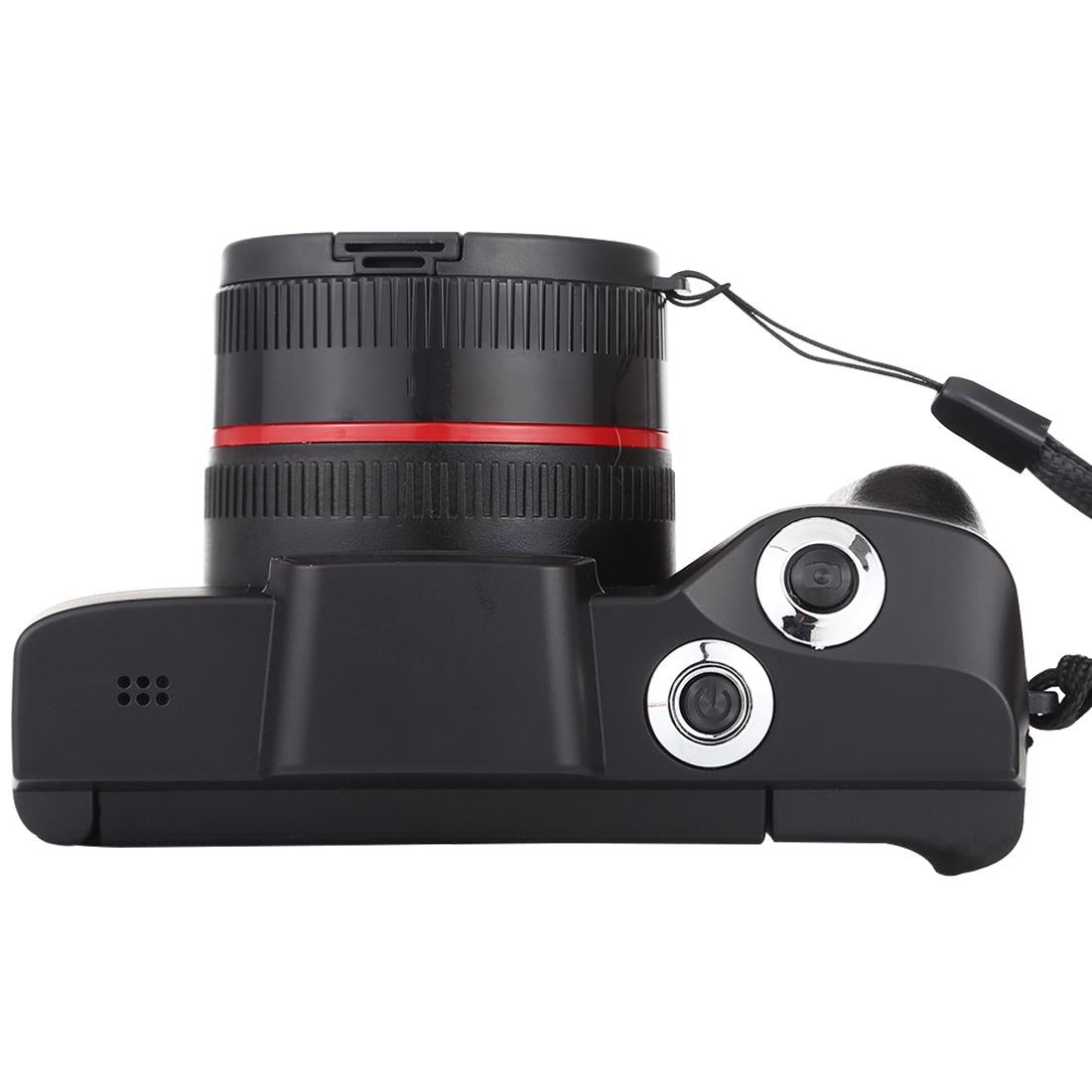 Hd 720p Recording Flip Screen Digital Camera with Interchangeable Lens and Infrared Lens - Black