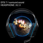 7.1 Surround Sound Gaming Headset With Noise Reduction