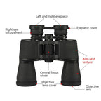 High Definition 20x50 Binocular Telescope for Hunting and Camping