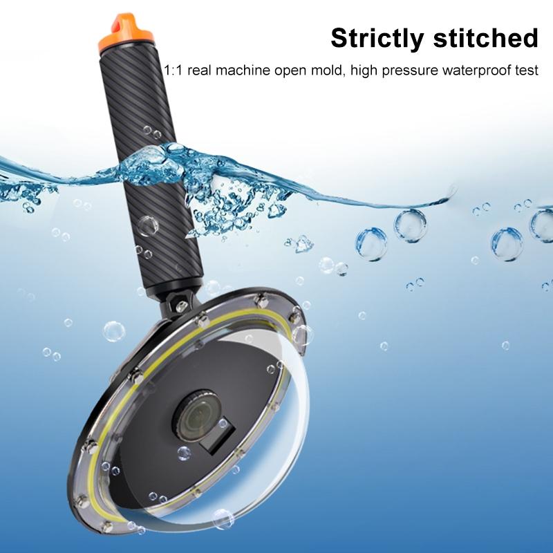 Underwater Dome Port for Dji Camera with Floating Grip