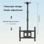 Telescopic Tv Hanger for 32-65 Inch Lcd Ceiling Mount