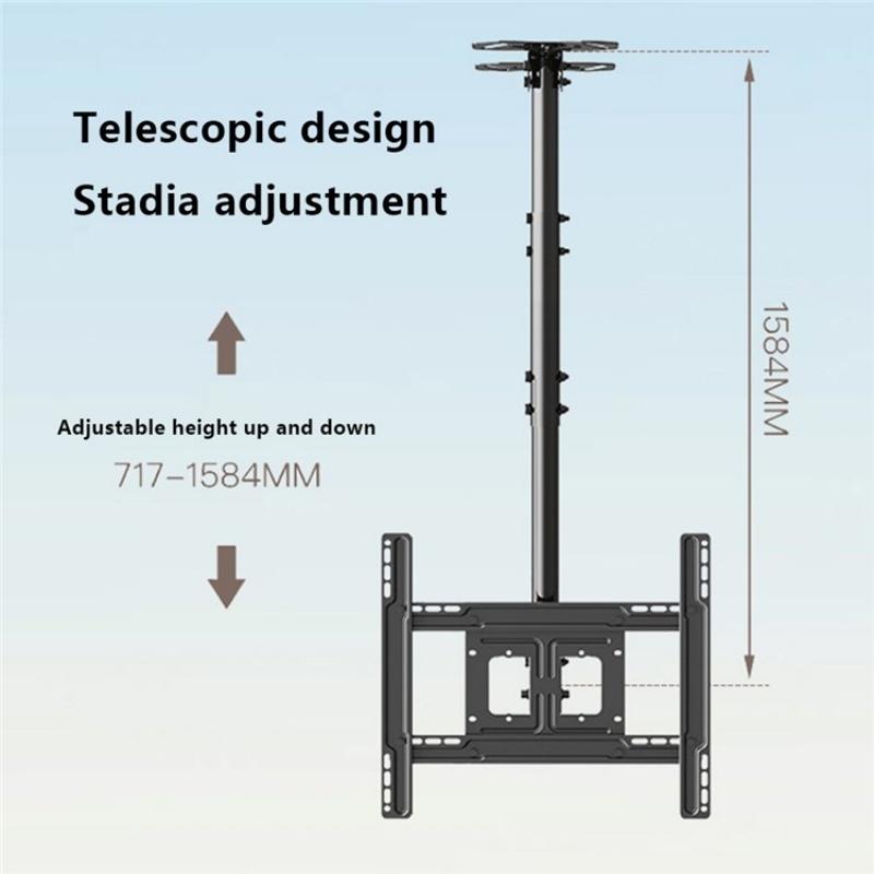 Telescopic Tv Hanger for 32-65 Inch Lcd Ceiling Mount