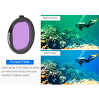 6-in-1 Round Diving Lens Filter for Gopro Hero8