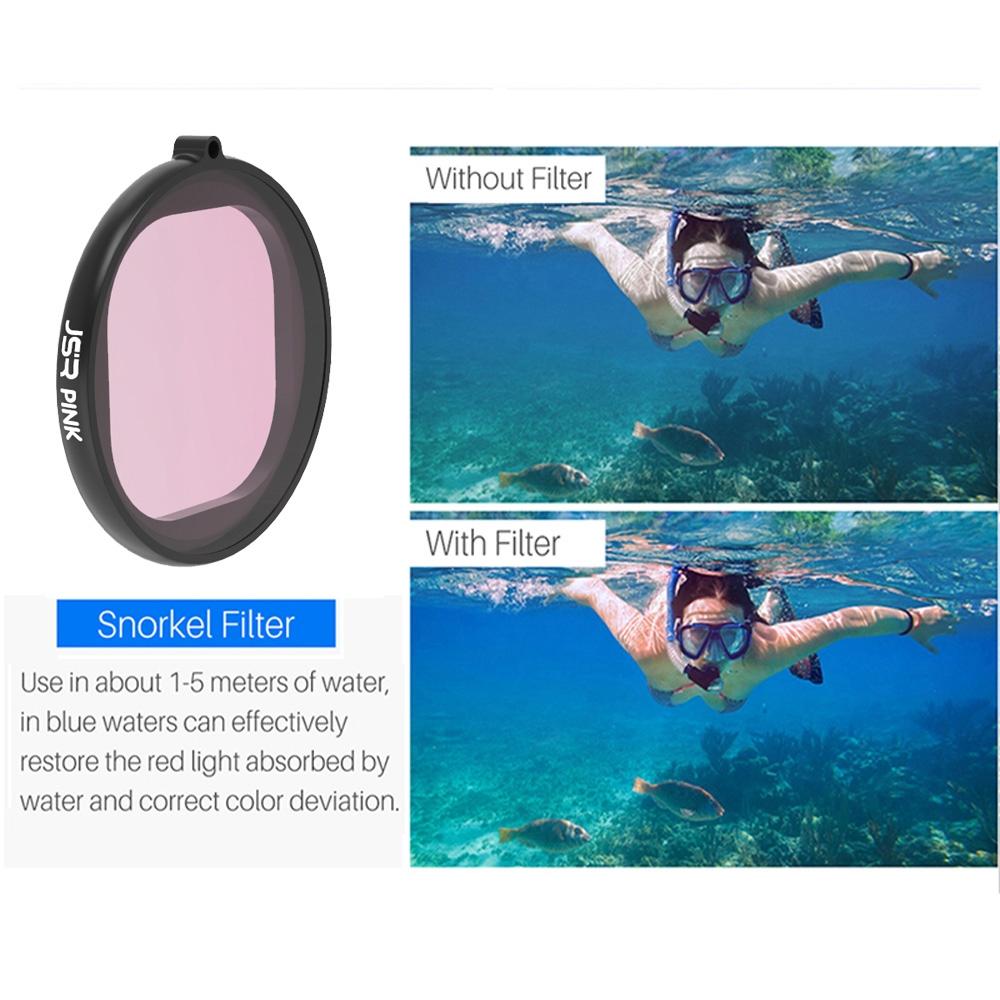 6-in-1 Round Diving Lens Filter for Gopro Hero8