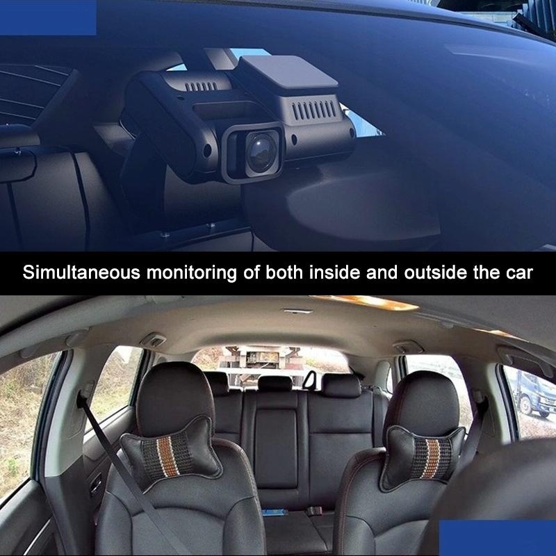 360-degree Panoramic Dual-lens Hd Driving Recorder with Wifi and Night Vision