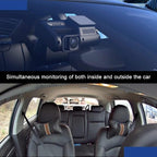 360-degree Panoramic Dual-lens Hd Driving Recorder with Wifi and Night Vision