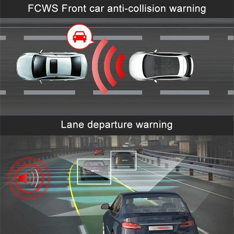 360-degree Panoramic Dual-lens Hd Driving Recorder with Wifi and Night Vision