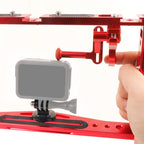 Underwater Dual Handheld Grip For Gopro Hero9 / 8 / 7 - Black