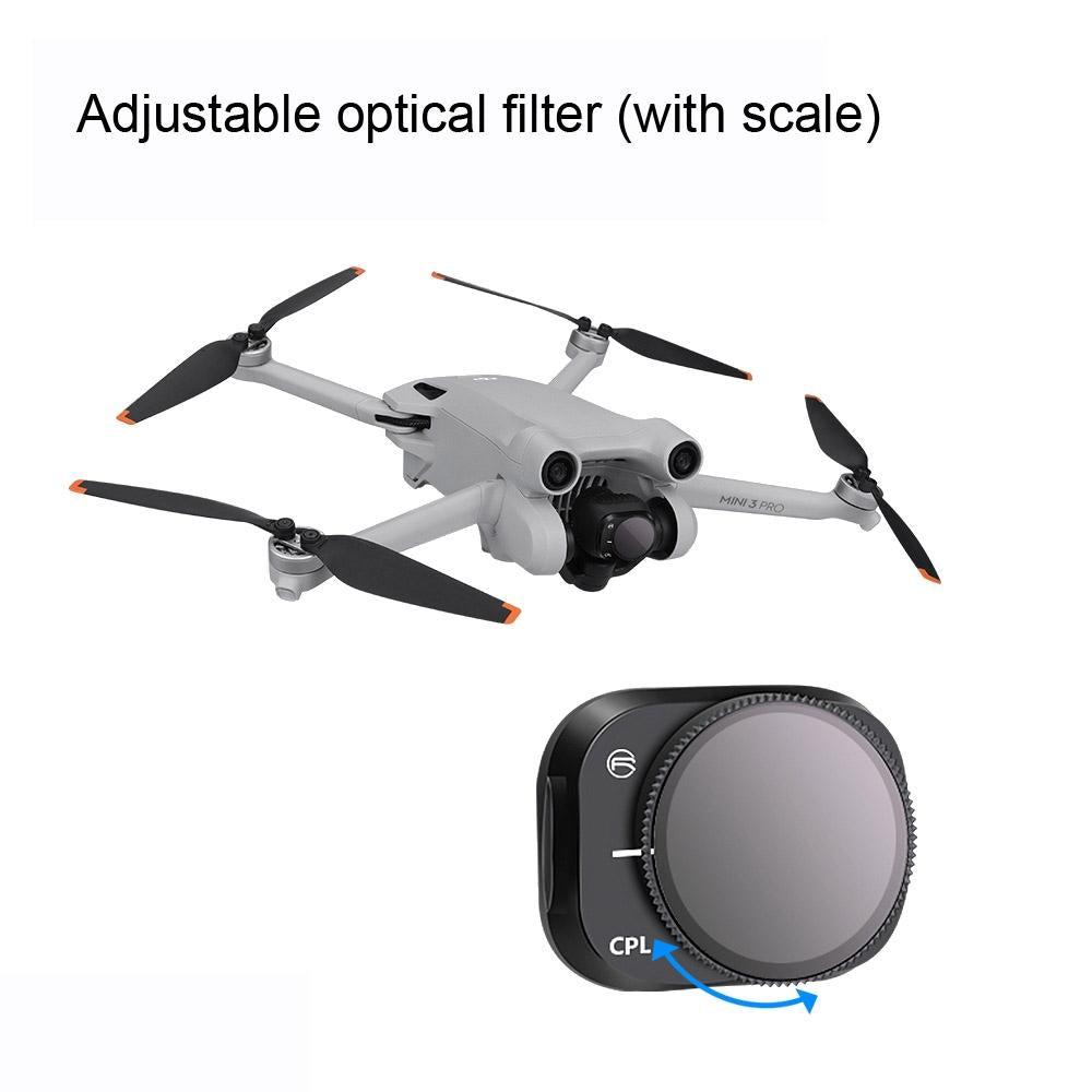Adjustable Aluminum Alloy Filter for Dji Mini 3 Pro - Nd16