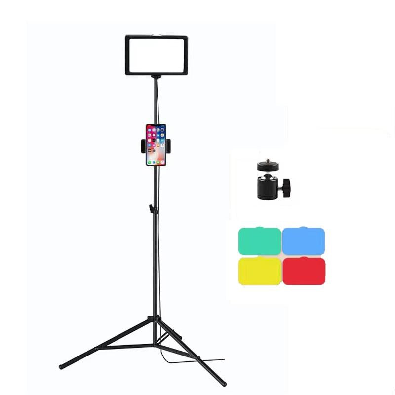 8 Three-colour Temperature Flat-panel Live Fill Light with 0.5m Bracket