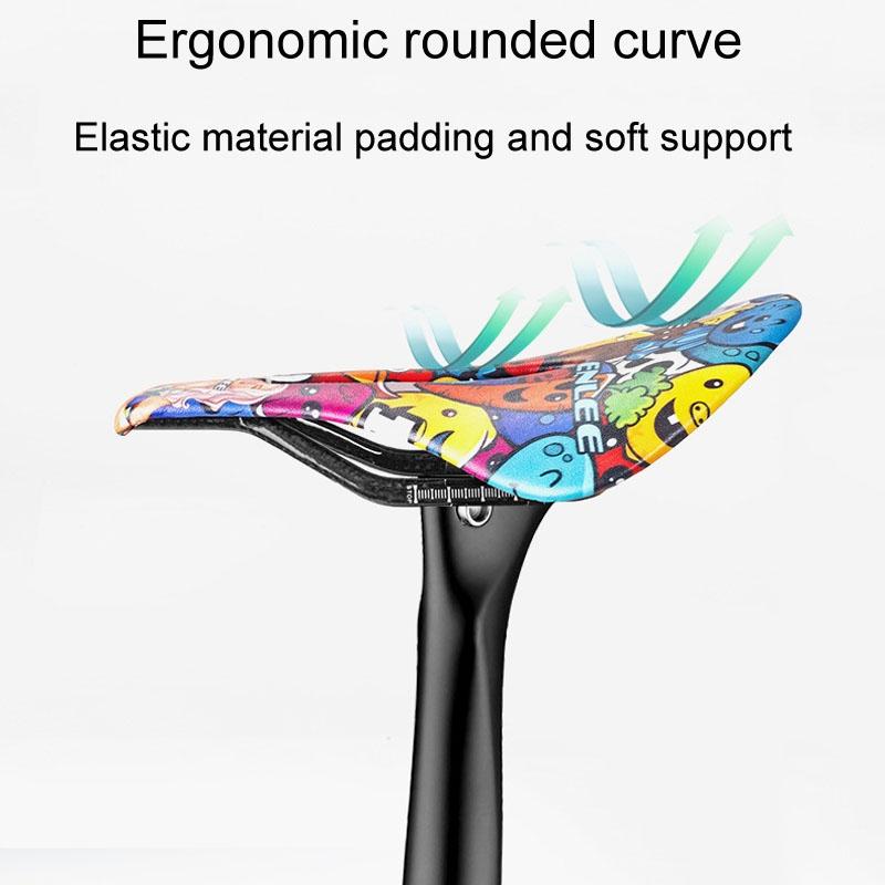Carbon Fiber Mountain Bike Saddle Camo Style - Devil