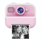 Blue Children'S Thermal Camera With Dual-Camera 1080P Hd 2400W Pixel 2.4-Inch Display - Pink+32Gb