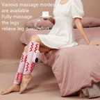 Wireless Leg Massager Pink Double Hot Compress + Air Pressure + Vibration