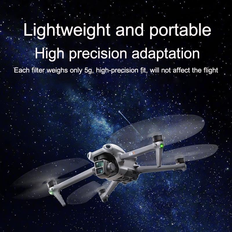 Versatile 4-in-1 Lens Filter for Dji Air 3 Drone - For Dji Air 3 Night
