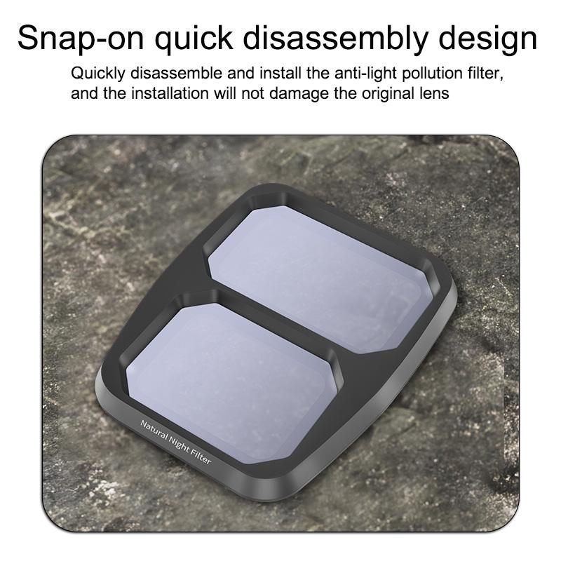 Versatile 4-in-1 Lens Filter for Dji Air 3 Drone - For Dji Air 3 Night