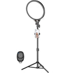 Full-screen 12.6 Selfie Ring Light Tripod Set - 210cm for Live Stream - 210Cm Overhead Shot