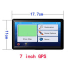 7 Inch Car Gps Navigator 8G + 256M Capacitive Screen Bluetooth Reverse Image - North America Map