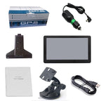 7 Inch Car Gps Navigator 8G + 256M Capacitive Screen Bluetooth Reverse Image - North America Map