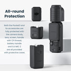 5-in-1 Silicone Case for Dji Pocket 3 Camera Accessories - 7 In 1 Black