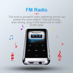 High Def Noise Reduction Mp4 Player Record / E Book / Bluetooth 32Gb