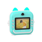 Instant Camera with Thermal Printer and Hd Video - Blue 16g - 16G Blue