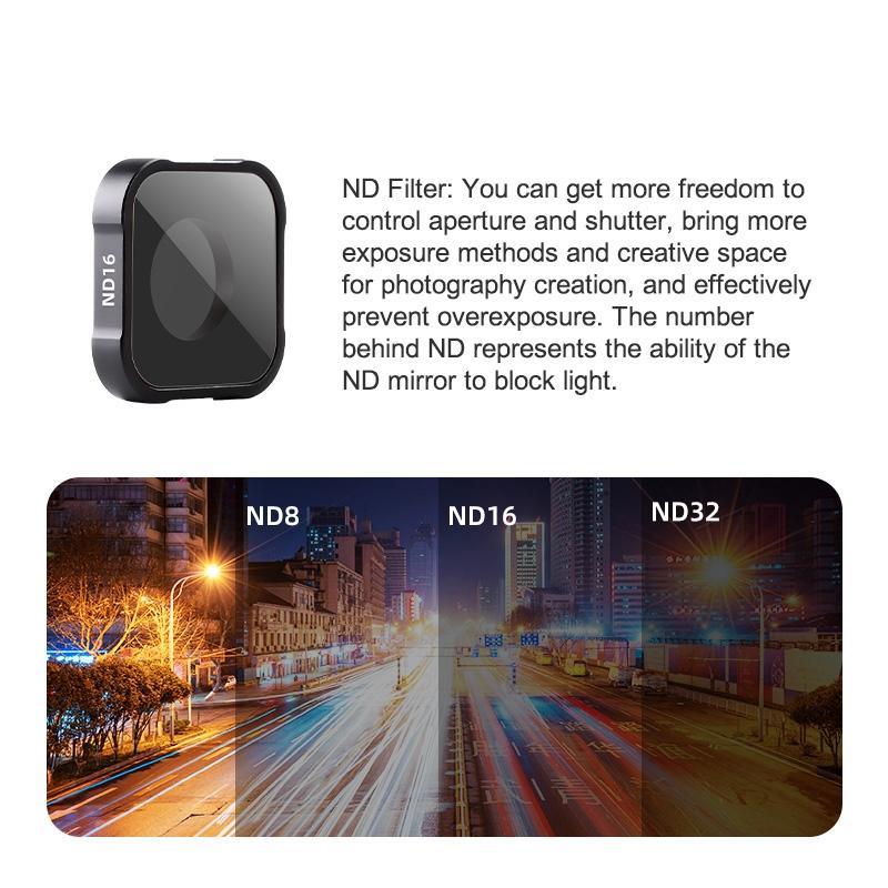 Universal Action Camera Lens Filter for Gopro Hero Series - Nd32 Filter