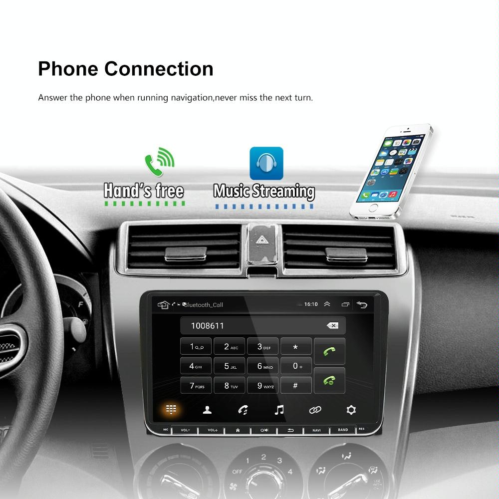 9 Inch Carplay Android10.0 Navigator For Volkswagen - 2 + 64G Central Control Screen
