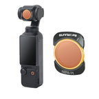 Sunnylife 3 In 1 Nd16 Camera Lens Filter For Dji Osmo Pocket No Gimbal Reset - 4 In 1 Nd8-64
