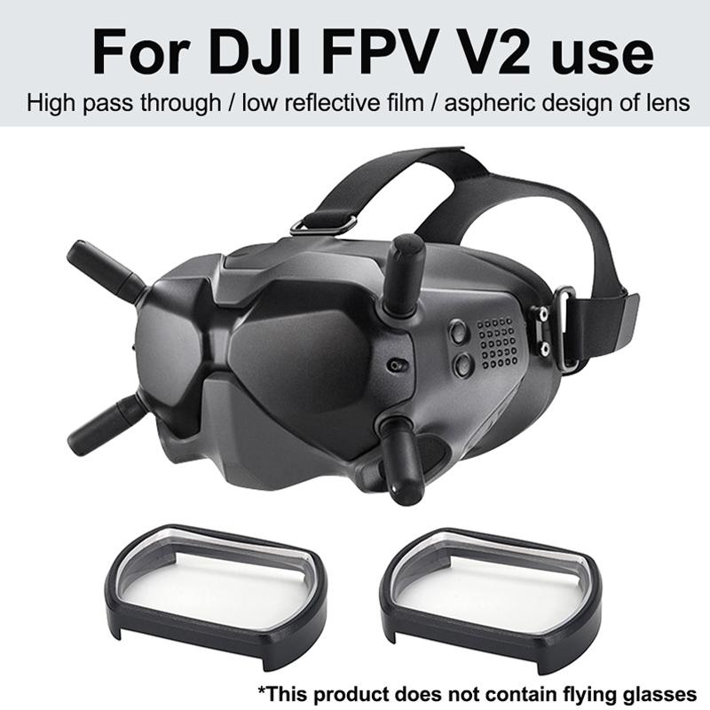 2-pack Aspherical Myopia Lens for Dji Fpv Goggles V2