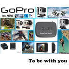 Portable Waterproof Travel Case for Action Cameras - Shockproof Fits Gopro Insta360 Dji - 22x16x7cm