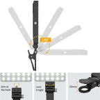 Portable Clip-on Fill Light for Mobile Devices - Three Light Modes