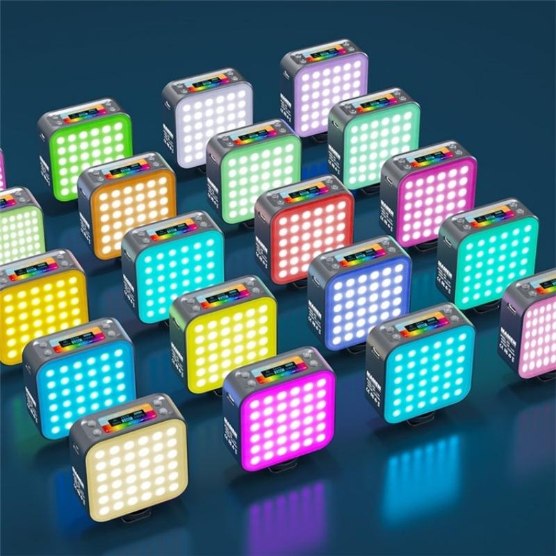 Portable Dimmable Rgb Fill Light for Photography and Phone