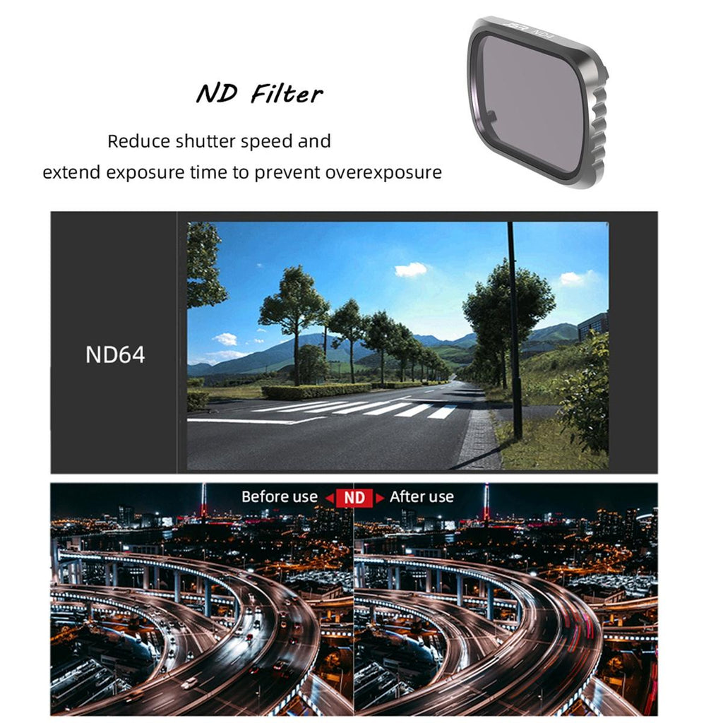 6-in-1 Aluminum Lens Filter for Dji Air 2s