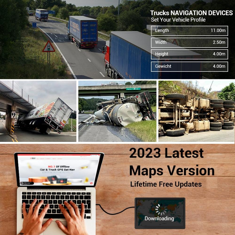 8 Inch Car Gps Navigator - 9 Screen Bluetooth Africa Map - Russia + Ukraine + Belarus Map