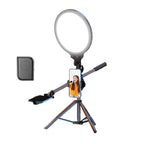 Full-screen Selfie Ring Light Tripod Set for Live Stream - 210cm Height - 55Cm Overhead Shot
