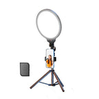 Full-screen Selfie Ring Light Tripod Set for Live Stream - 210cm Height - 55Cm Overhead Shot