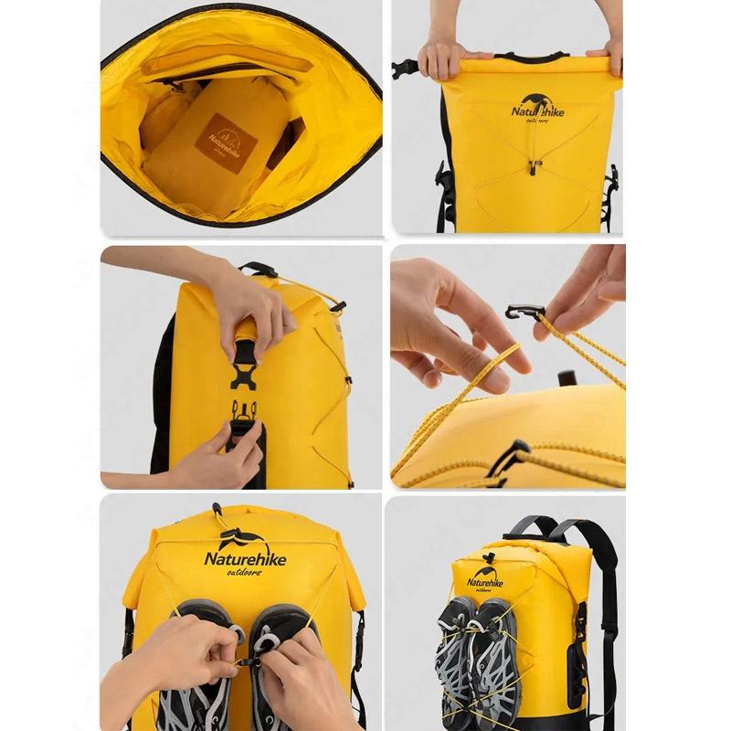 Waterproof Bag For Outdoor Water Activities 20L Khaki - 40L Khaki