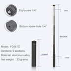 Feiyu G5 / Spg / Wg2 Gimbal Extension Rod for Dji Pocket / Pocket 2