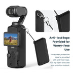 5-in-1 Silicone Case for Dji Pocket 3 Camera Accessories - 7 In 1 Blue