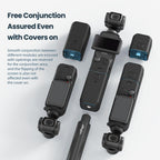 5-in-1 Silicone Case for Dji Pocket 3 Camera Accessories - 7 In 1 Blue
