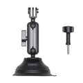 360 Degree Rotating Car Suction Cup Holder for Dji Action 3 - Double Ball Design