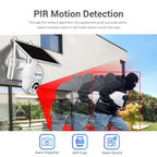 1080P Solar Wifi Camera With Motion Detection & Night Vision