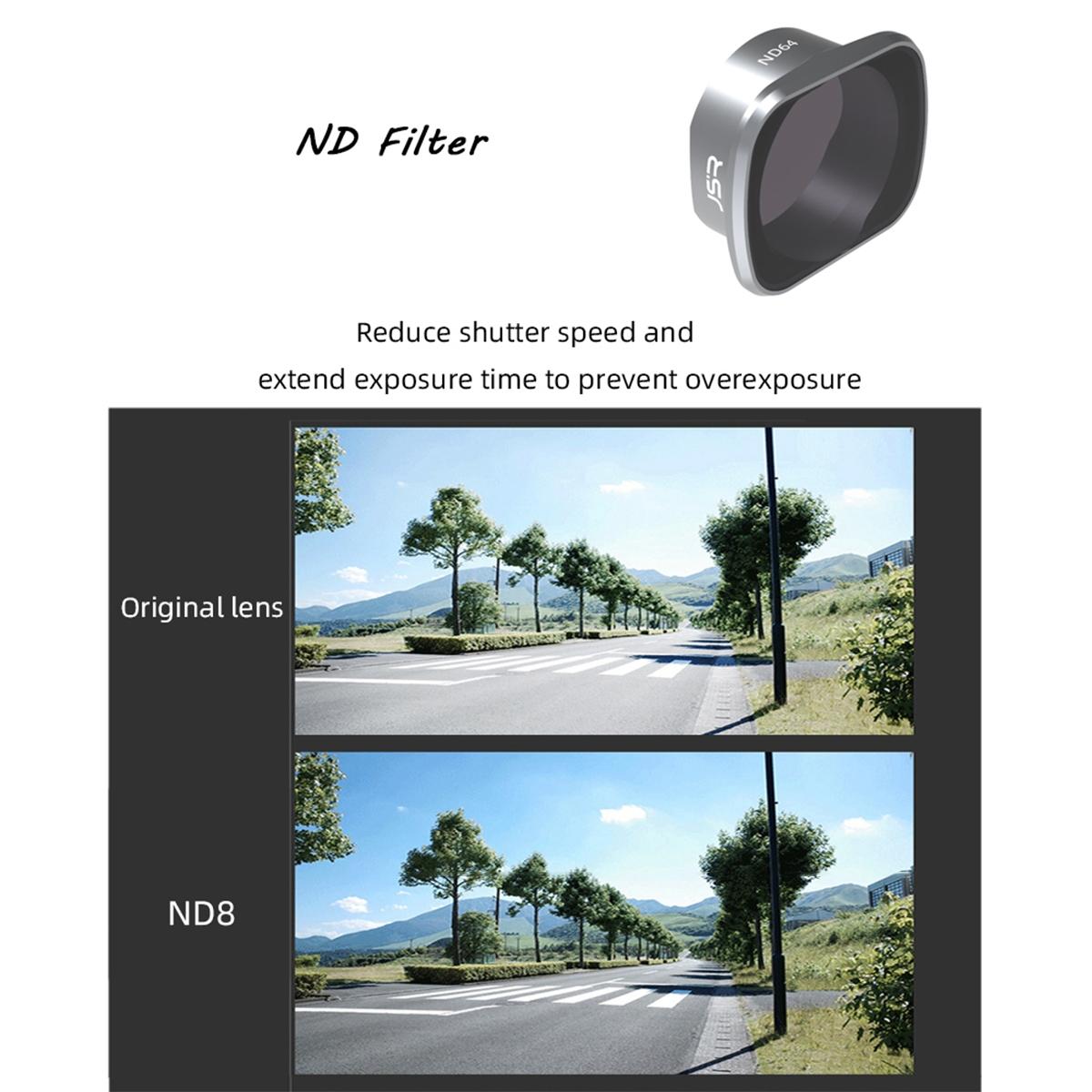 Aluminum Alloy Frame for Dji Fpv with Ks Nd8 Nd16 Cpl Lens Filter