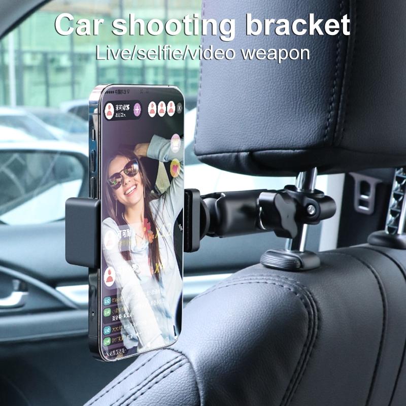 Universal Car Seat Mount for Action Cameras - 25mm Ballhead with Tripod Adapter