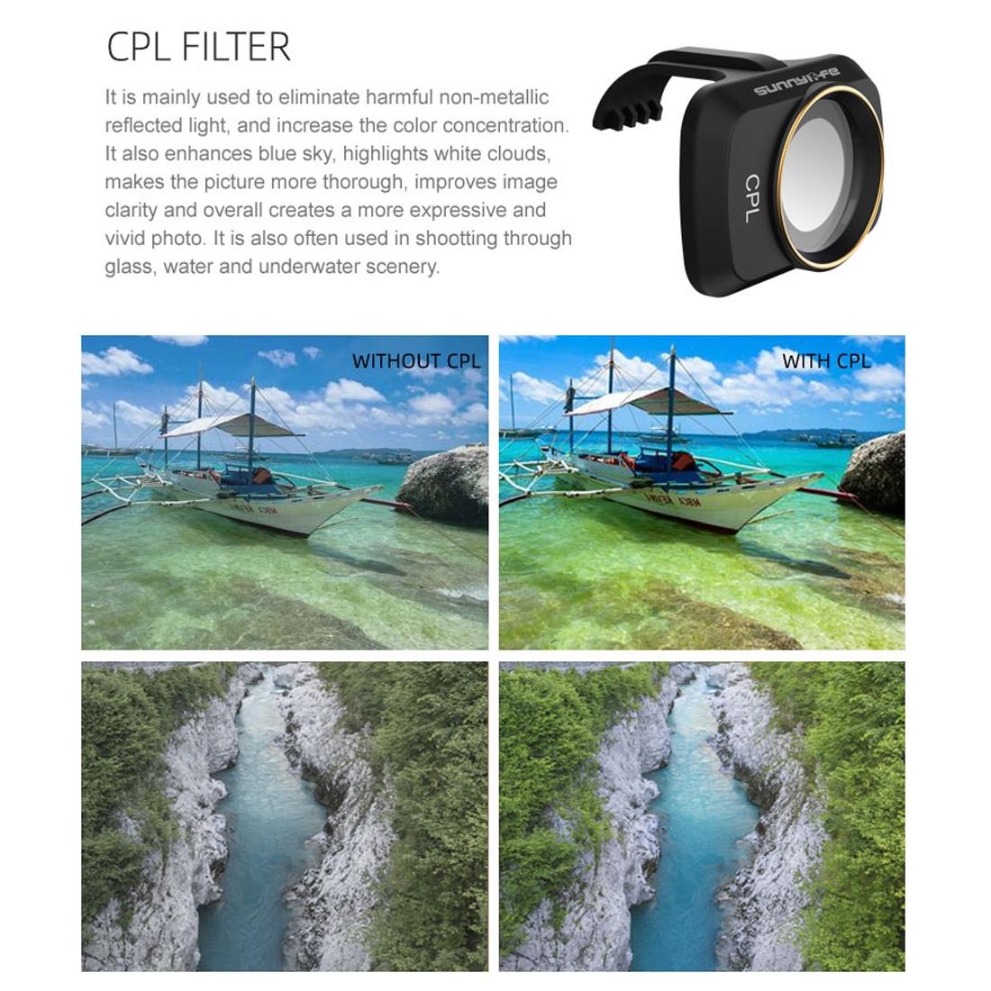 6-in-1 Drone Lens Filter for Dji Mavic Mini / Mini 2 - Mm Fi9258