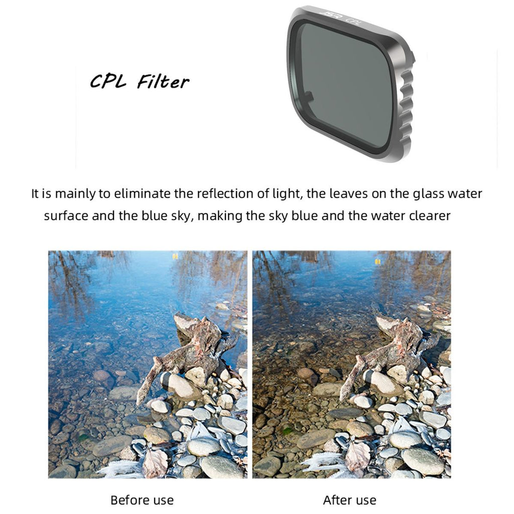 8-in-1 Lens Filter for Dji Air 2s - Aluminum Frame
