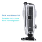Waterproof Housing for Gopro Fusion with Mount and Wrench