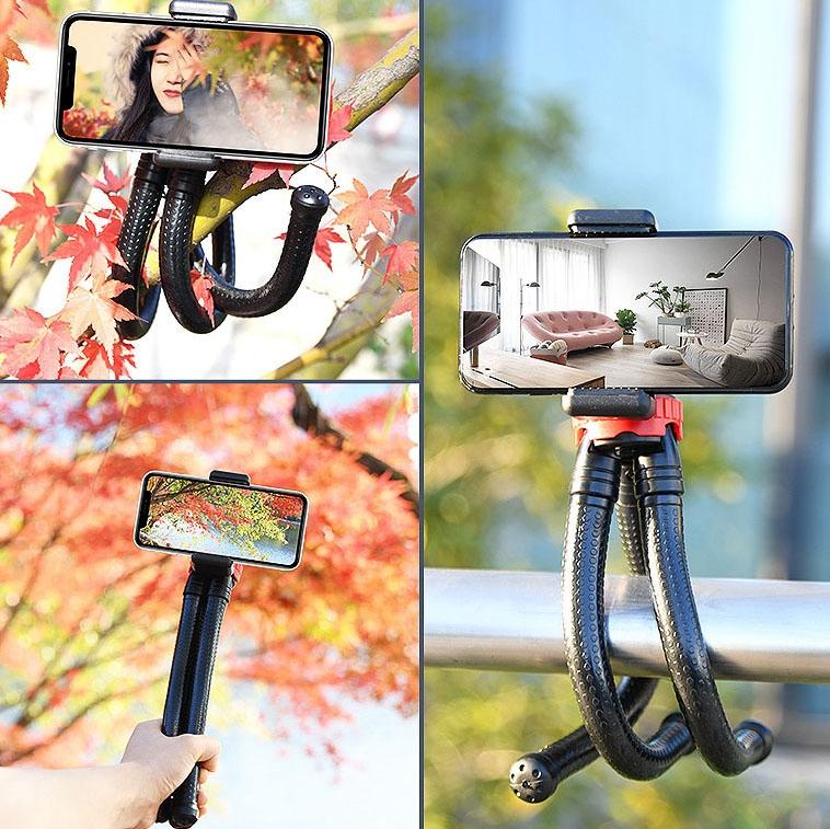 Flexible Mini Tripod with Ball Head for Slr Gopro Dji and Other Action Cameras - 30cm x 5cm