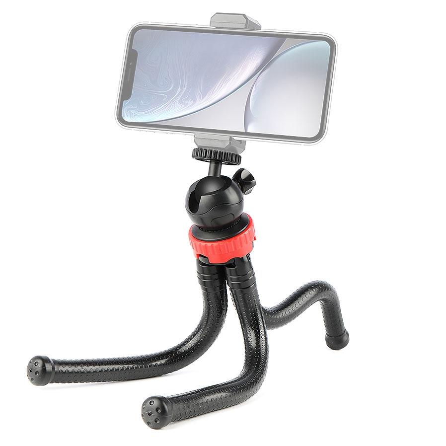 Flexible Mini Tripod with Ball Head for Slr Gopro Dji and Other Action Cameras - 30cm x 5cm