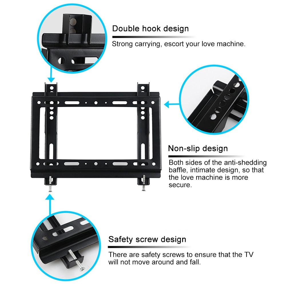 Adjustable Vertical Angle Tv Wall Mount Bracket for 26-55 Inch Lcd Screens